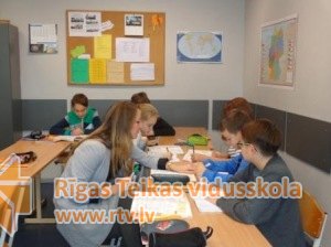 Studente no Vācijas Rīgas Teikas vidusskolā