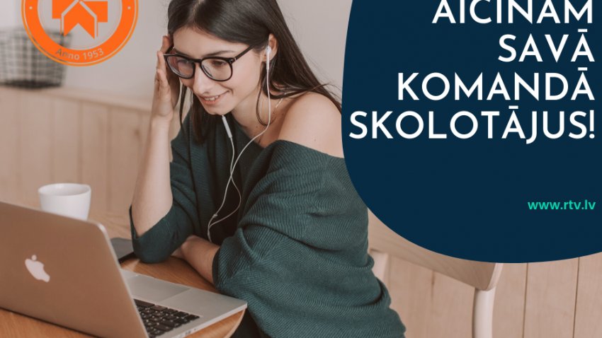 Aicinām savā komandā skolotājus!