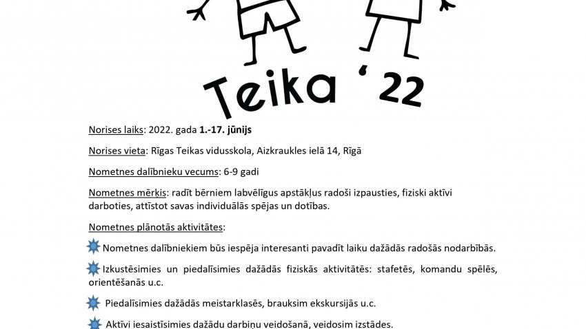 ,,Teika 22”!