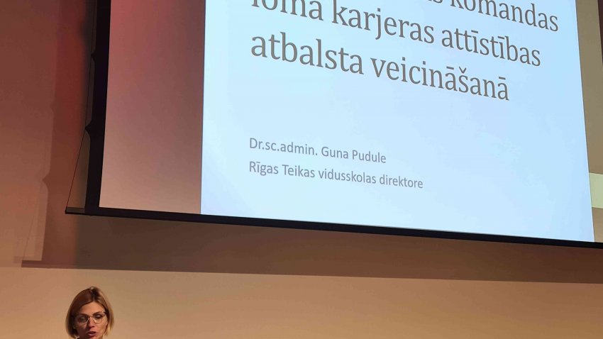 “Karjeras atbalsts Rīgas skolās - pieredze un nākotnes ieceres”.