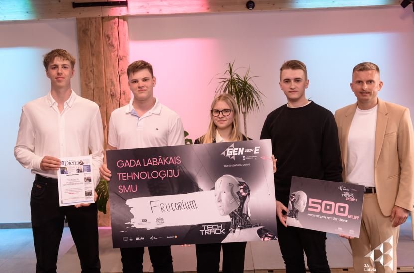 TechTrack programmas apbalvošanas uzvarētāji