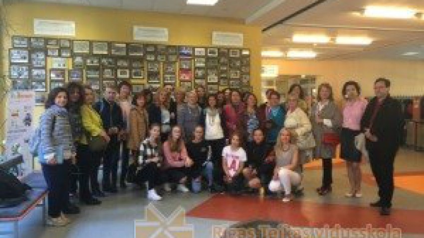 Erasmus projekta dalībnieku vizīte skolā