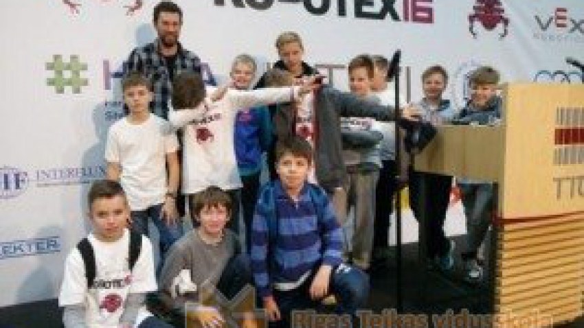 Robotikas pulciņa dalība Robotex 2016