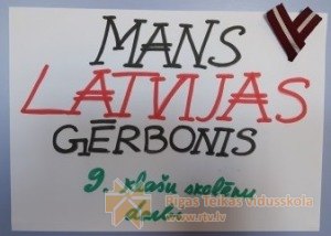 "Mans Latvijas ğerbonis"