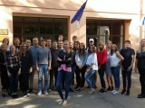 Jaunie skolēnu parlamenta dalībnieki ar prezidenti Samantu Jankeloviču!